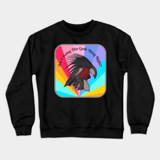 Goth Parrot Crewneck Sweatshirt